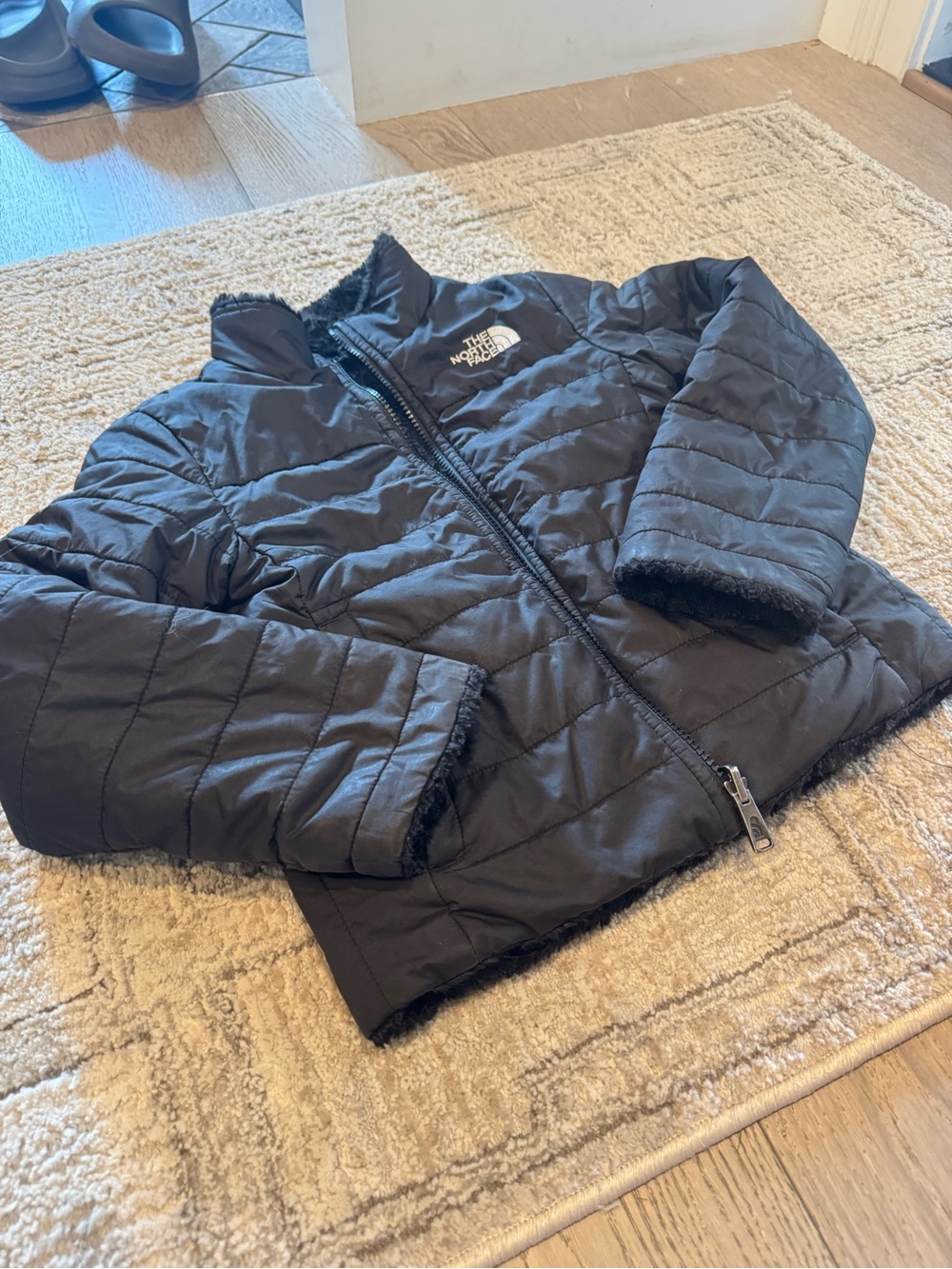 The North Face Black Quilted Kids Jacket